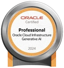 Oracle Certified — Oracle Cloud Infrastructure Generative AI Professional